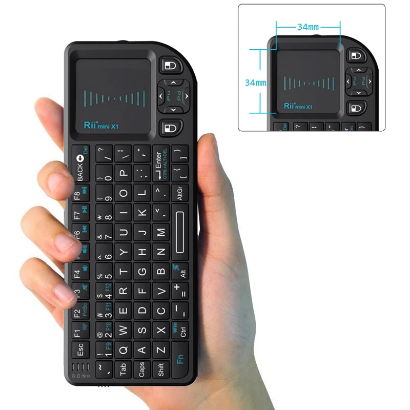 Mini Wireless Keyboard (Touchpad)