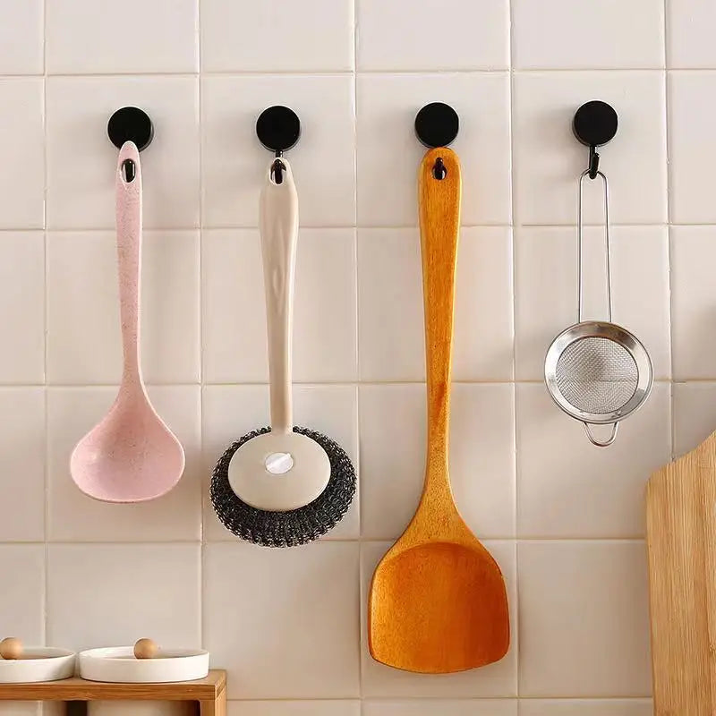 Wall Hooks: Strong adhesive hooks