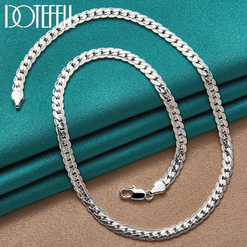 2 Pieces 5mm Bracelet And Chain Necklace