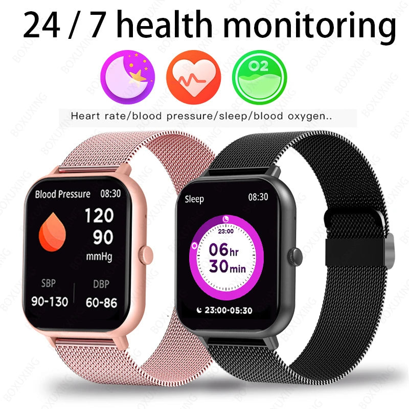 Smart Watch Men Women Heart Rate Blood