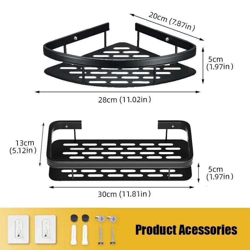 Bathroom Shelf Kitchen Storage Organizer: Shower shelf organizer