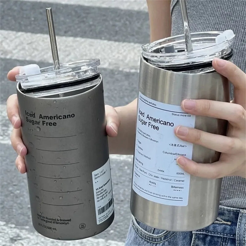 Coffee Cup Thermos: Insulated travel mug