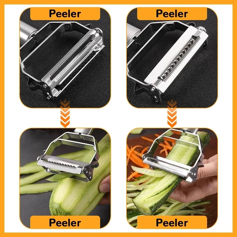 Vegetable Peeler: Stainless steel peeler