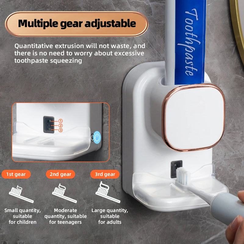 Smart Toothpaste Dispenser with 3 Modes