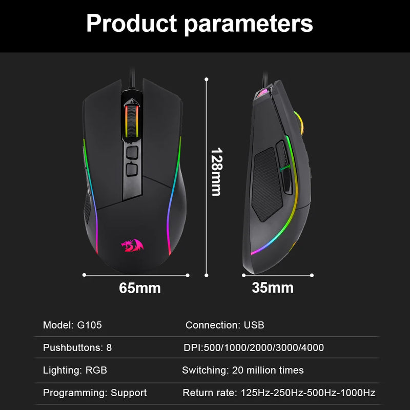 Gaming Mouse (Wired RGB)