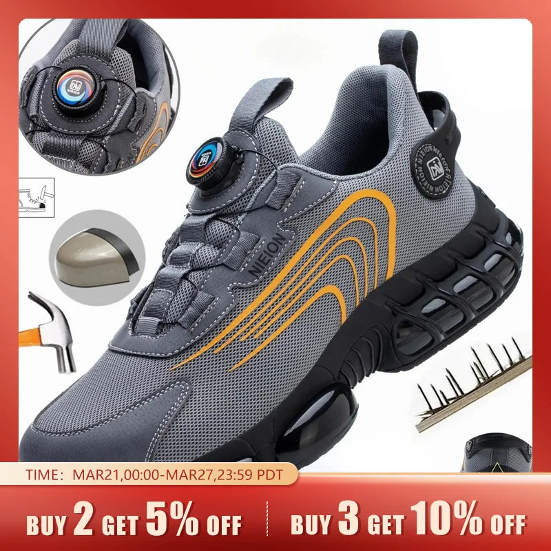 Steel Toe Men's Safety, Ultimate Protection