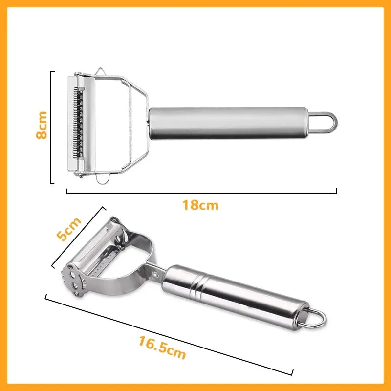 Vegetable Peeler: Stainless steel peeler