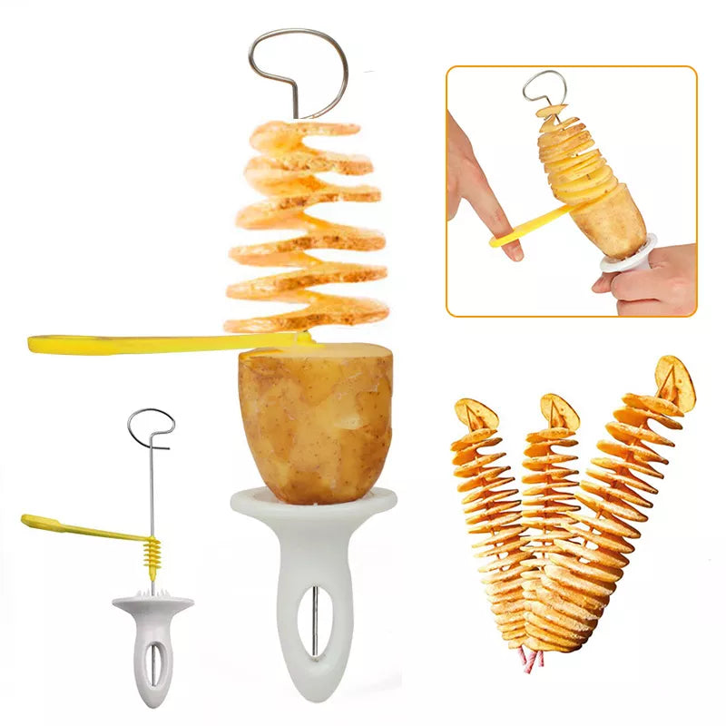 Potato Spiral Cutter: Spiral vegetable tool