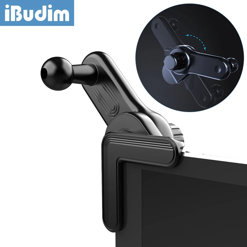 iBudim Car Display Screen Phone Holder Base Accessories 17mm Ball Head Universal Car Phone Bracket Fixed Base for Tesla