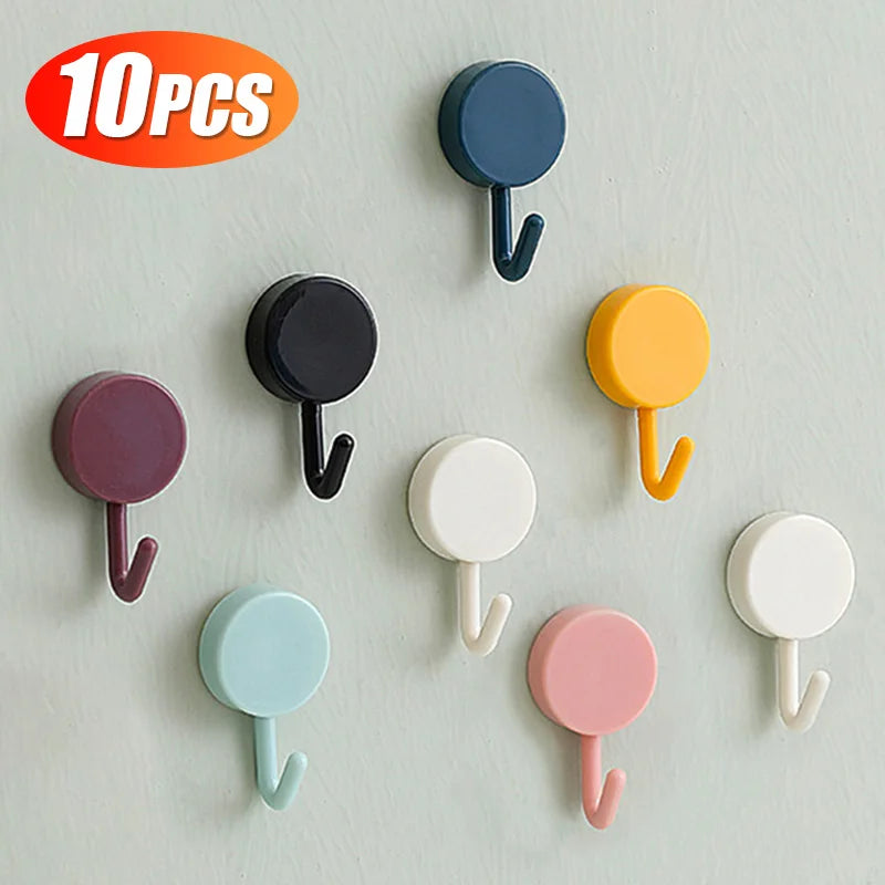 Wall Hooks: Strong adhesive hooks