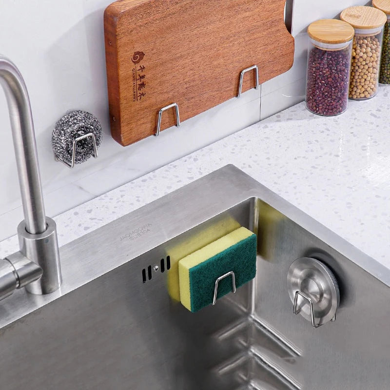 Sink Sponge Holder: Self-draining rack