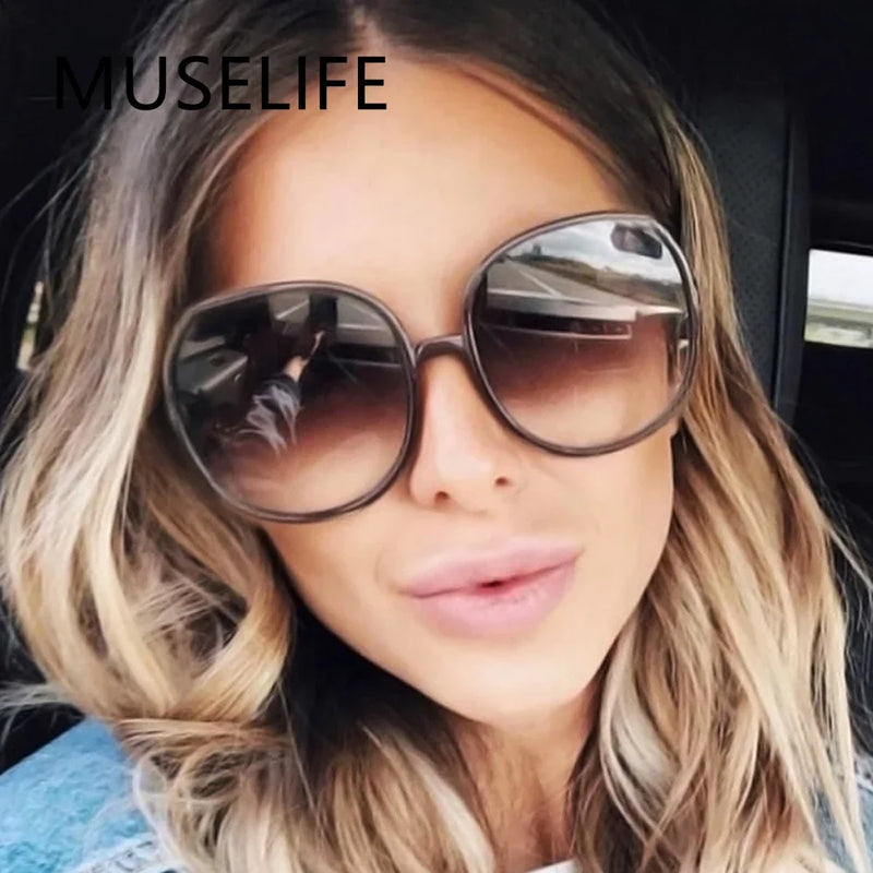 women's retro oversized sunglasses