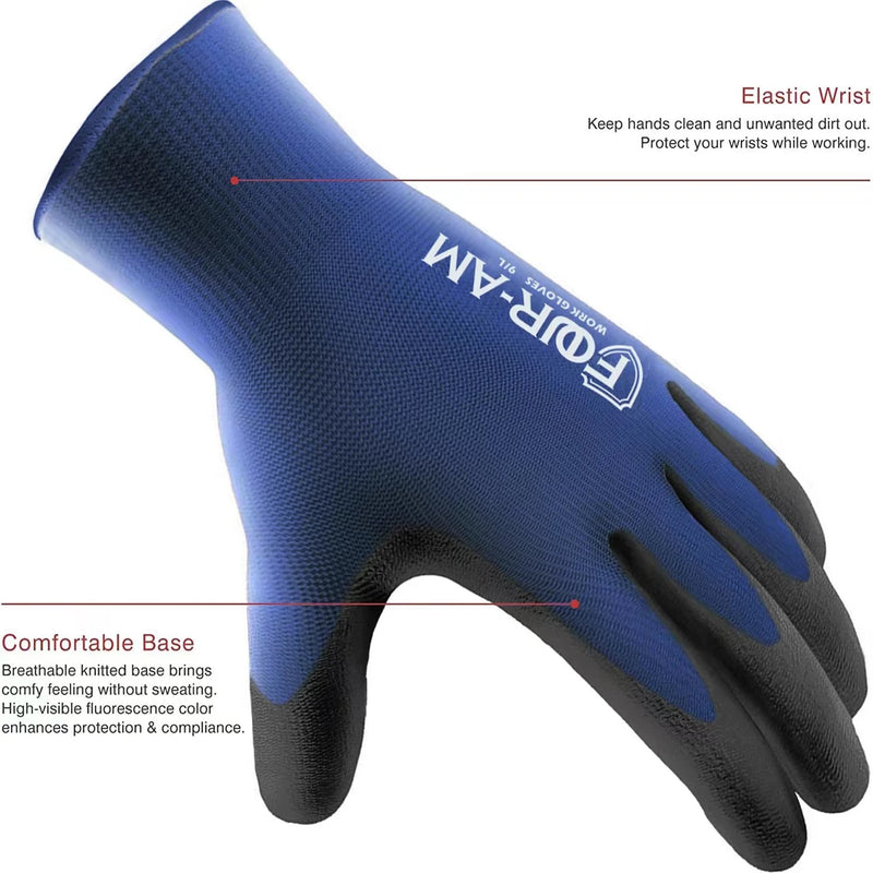 Work Gloves (PU Coated)