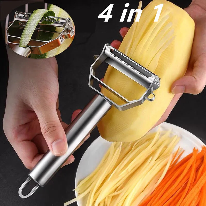 Vegetable Peeler: Stainless steel peeler