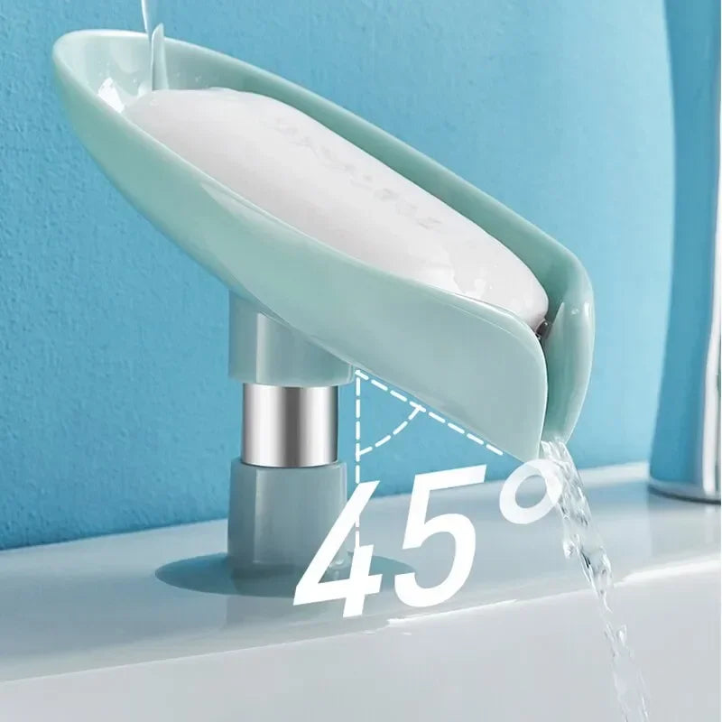 Drain Soap Holder Leaf Shape Soap Suction Cup