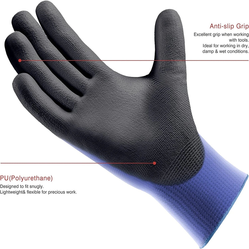 Work Gloves (PU Coated)