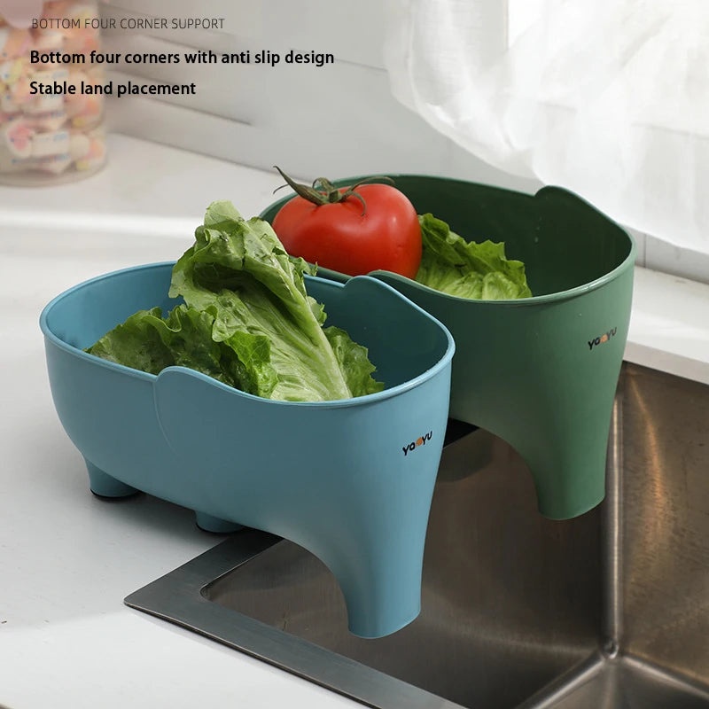 Elephant Drain Basket: Multipurpose drain basket