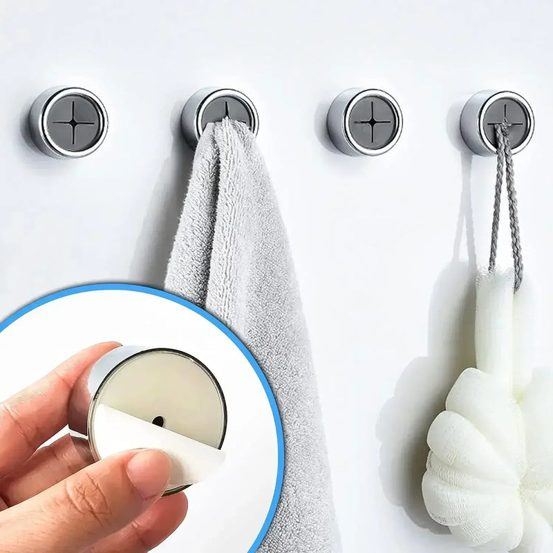 Towel Plug Holder: Wall mounted towel rack