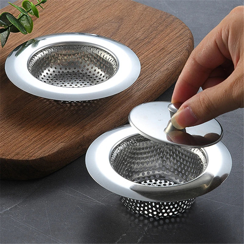 Sink Drain Filter: Metal drain stopper