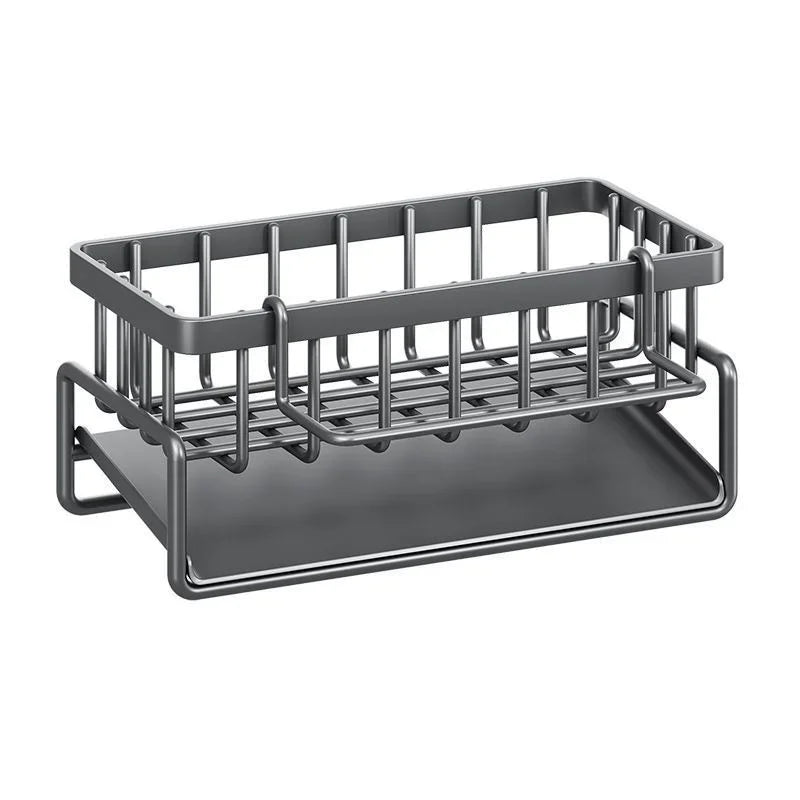 Kitchen Sink Drain Rack Organizer: Sink organizer with rack