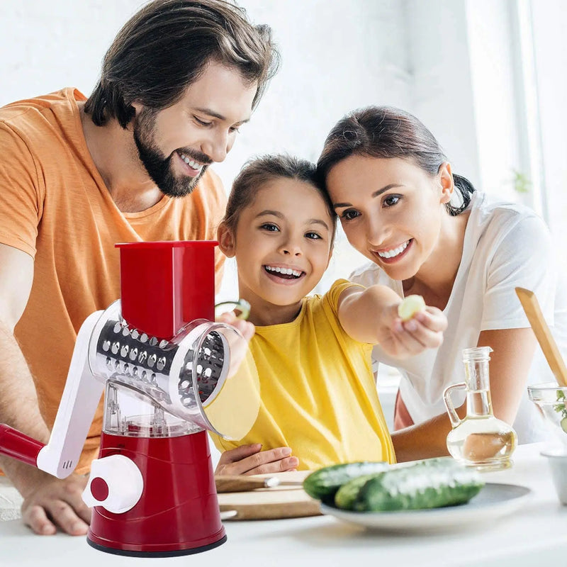 Vegetable Roller Cutter: Handheld vegetable grater