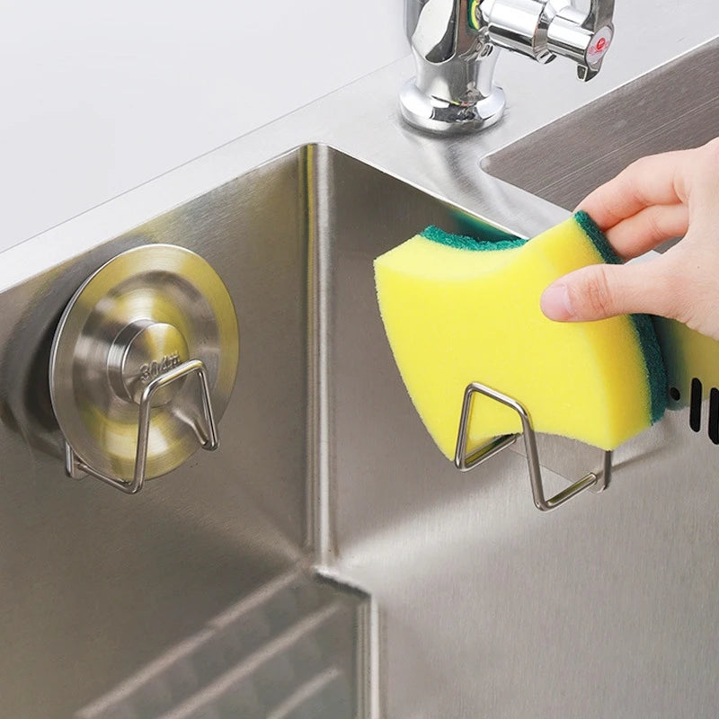 Sink Sponge Holder: Self-draining rack