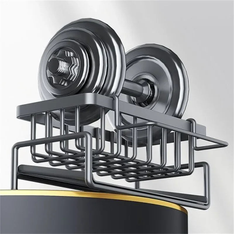 Kitchen Sink Drain Rack Organizer: Sink organizer with rack