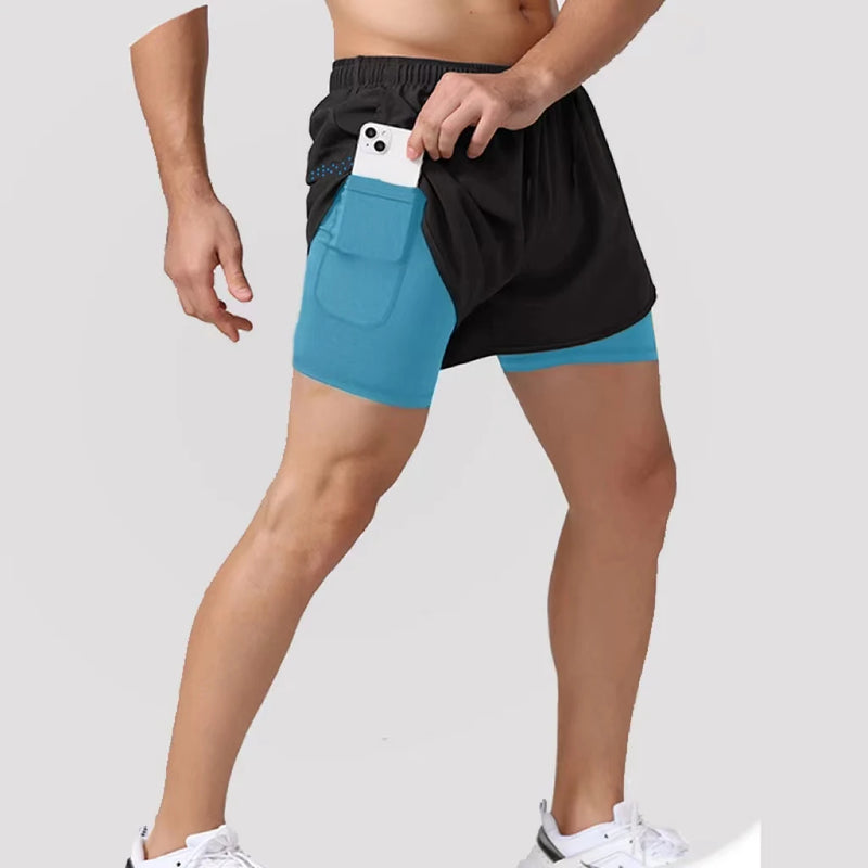 Men's Running Shorts (Double)