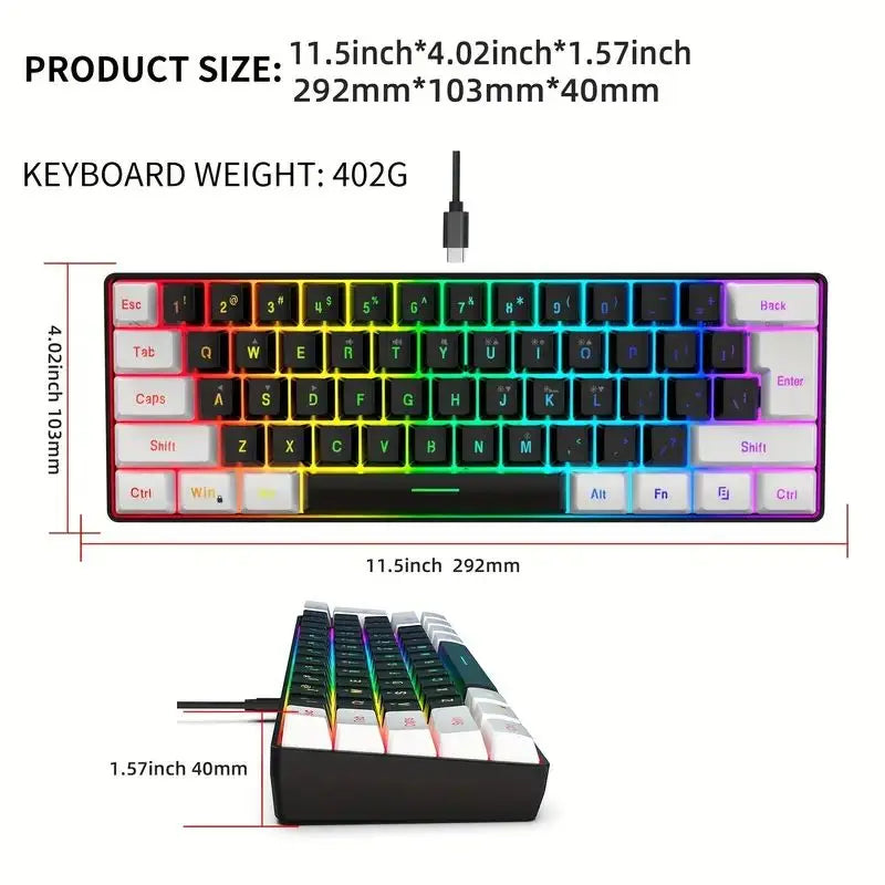 Mini Gaming Keyboard (Wired)