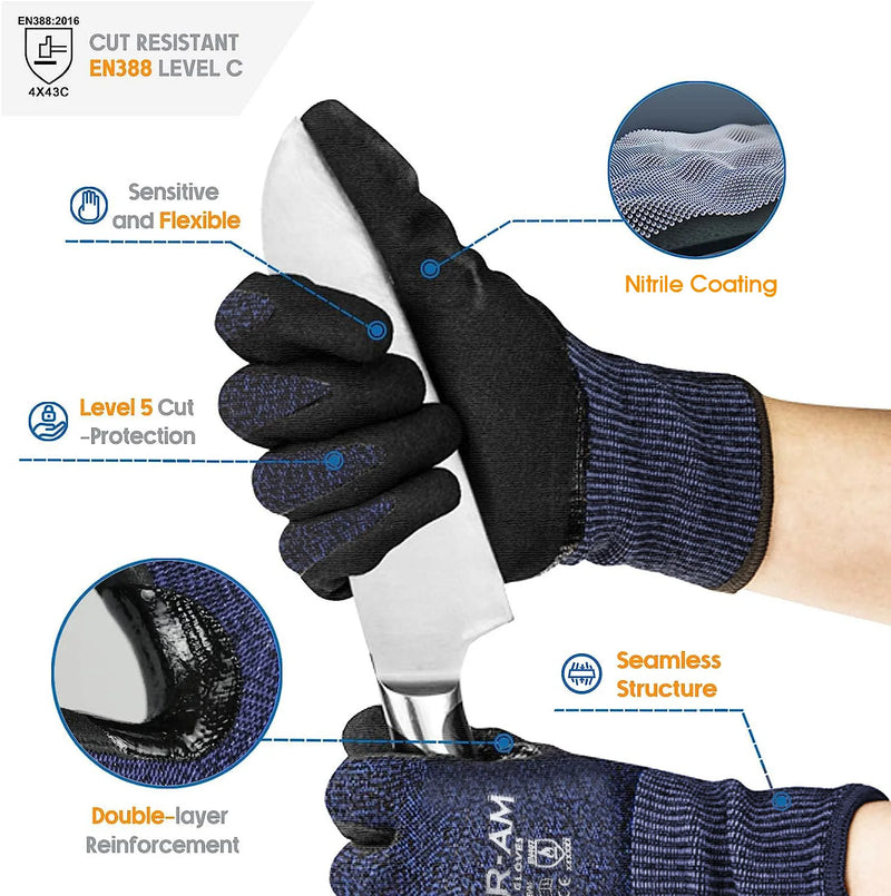 Cut-Resistant Work Gloves