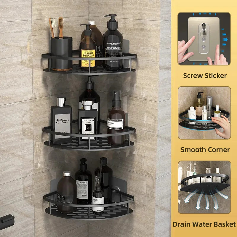 Bathroom Shelf Kitchen Storage Organizer: Shower shelf organizer