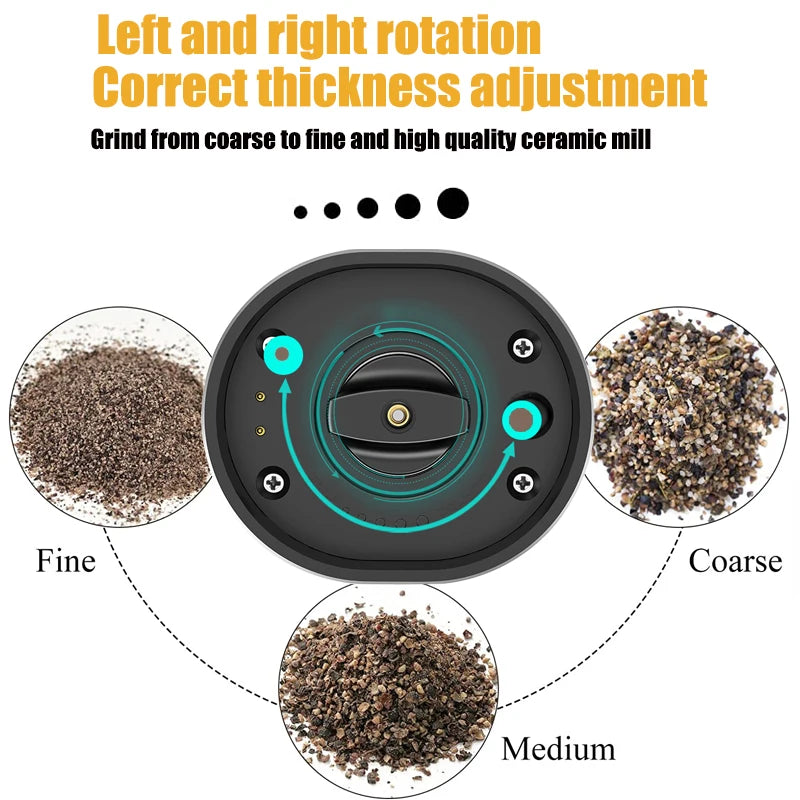 Electric Pepper Grinder: Rechargeable spice mill