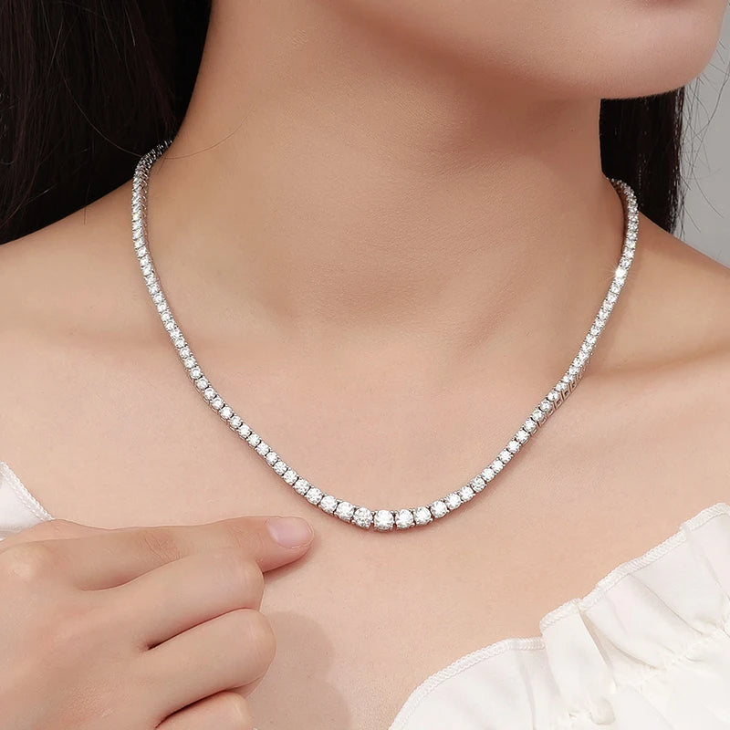 Moissanite Necklace for Women