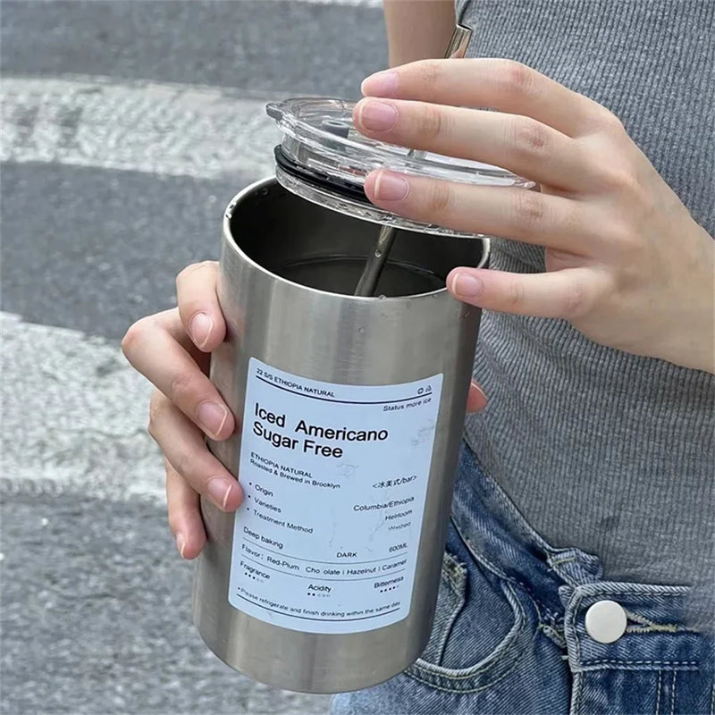 Coffee Cup Thermos: Insulated travel mug