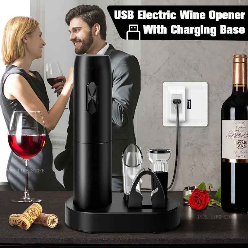 Electric Wine Opener: Automatic corkscrew