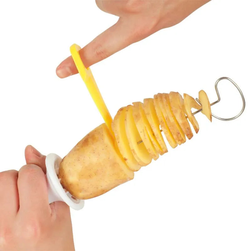 Potato Spiral Cutter: Spiral vegetable tool