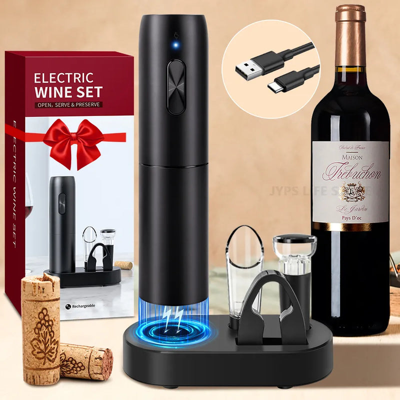 Electric Wine Opener: Automatic corkscrew