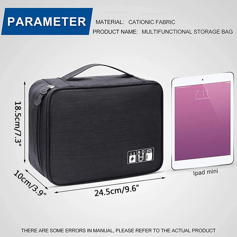 Portable Digital Storage Bag: Travel tech organizer