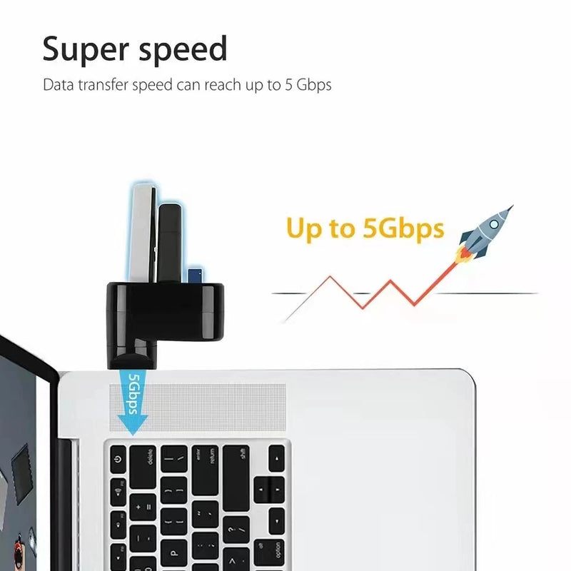 USB Hub (3.0 Rotatable)