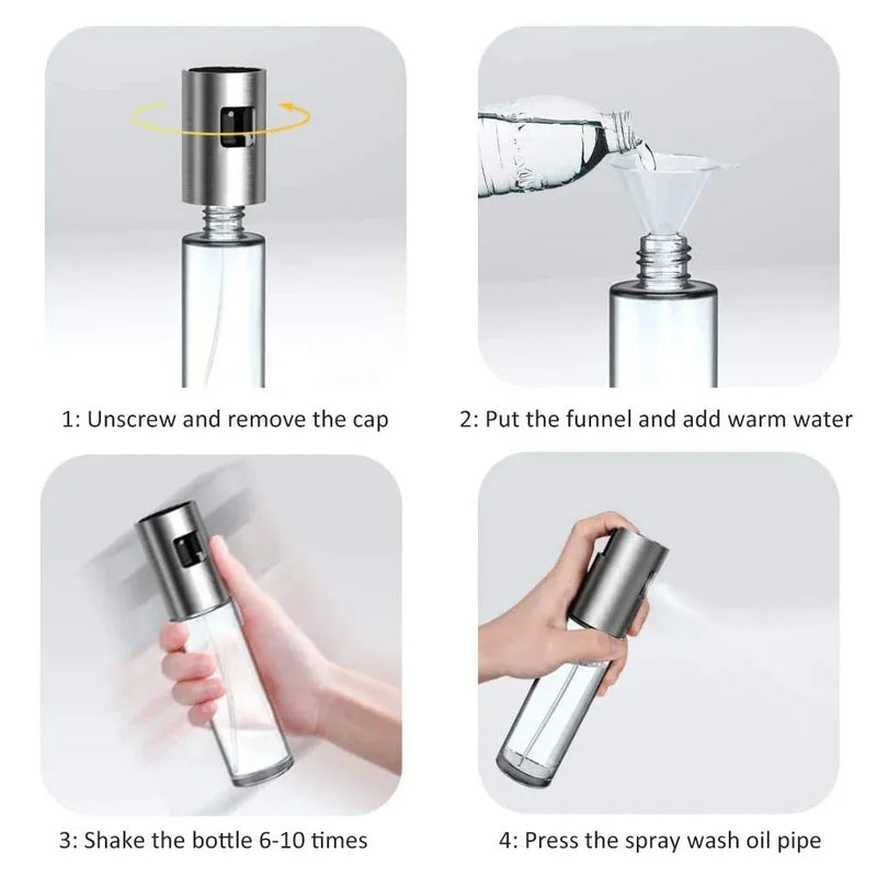 Condiment Bottle Sprayer: Oil and vinegar sprayer