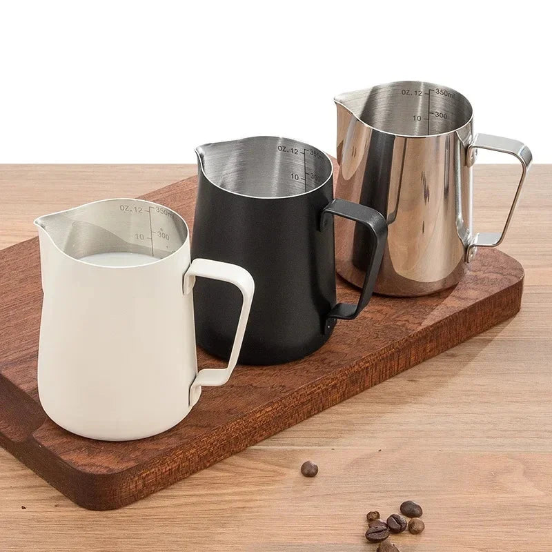 Milk Frothing Pitcher: Stainless steel frother