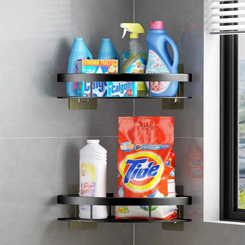 Aluminum Alloy Bathroom Shelf Shampoo Rack