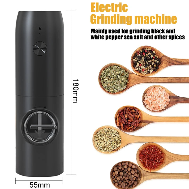 Electric Pepper Grinder: Rechargeable spice mill