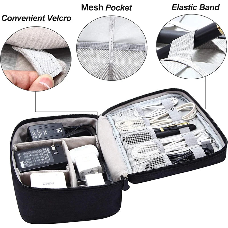 Portable Digital Storage Bag: Travel tech organizer