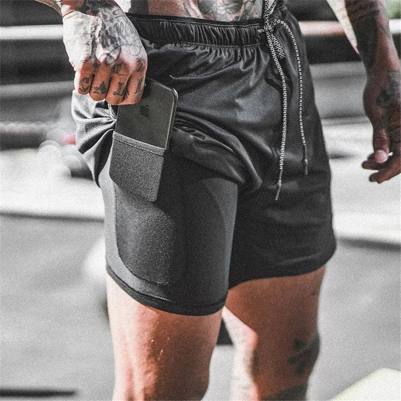 Men's Sport Shorts (Double)