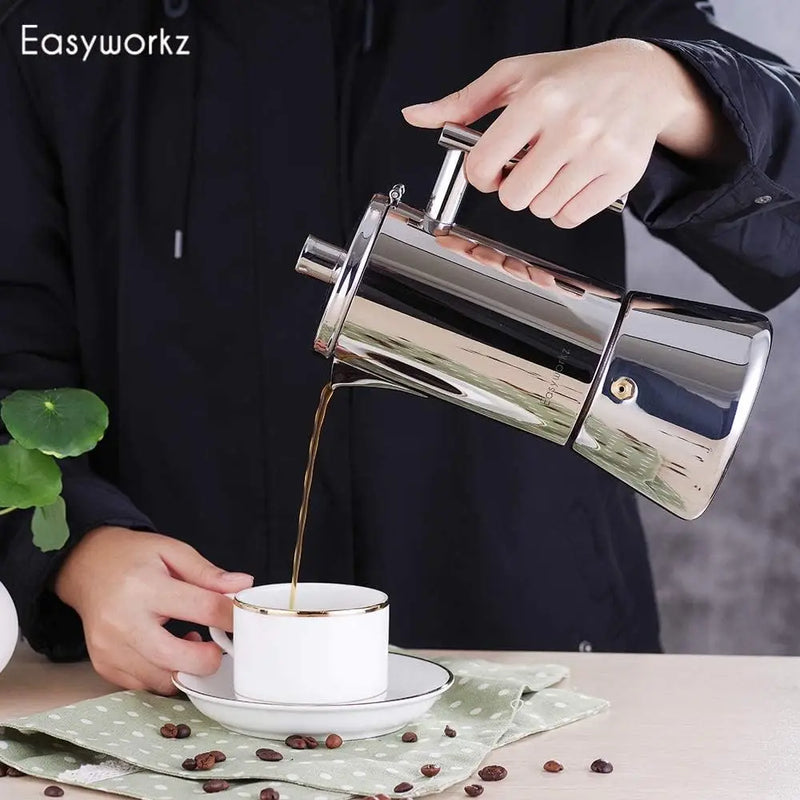 Easyworkz Diego Stovetop Espresso Maker: Moka pot coffee maker