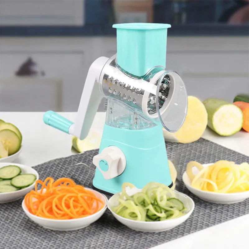 Vegetable Roller Cutter: Handheld vegetable grater