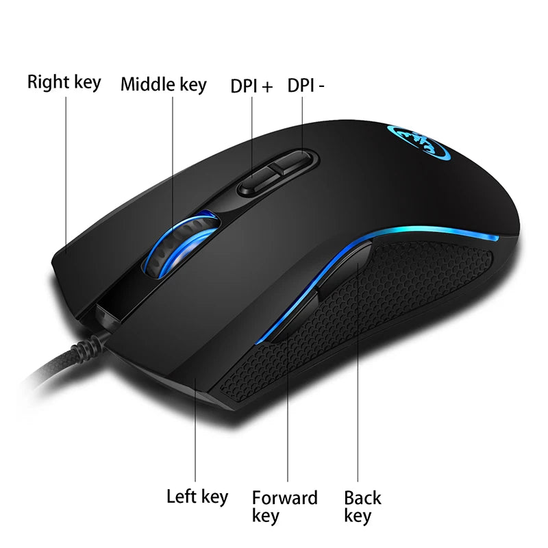 Wired Gaming Mouse (LED)